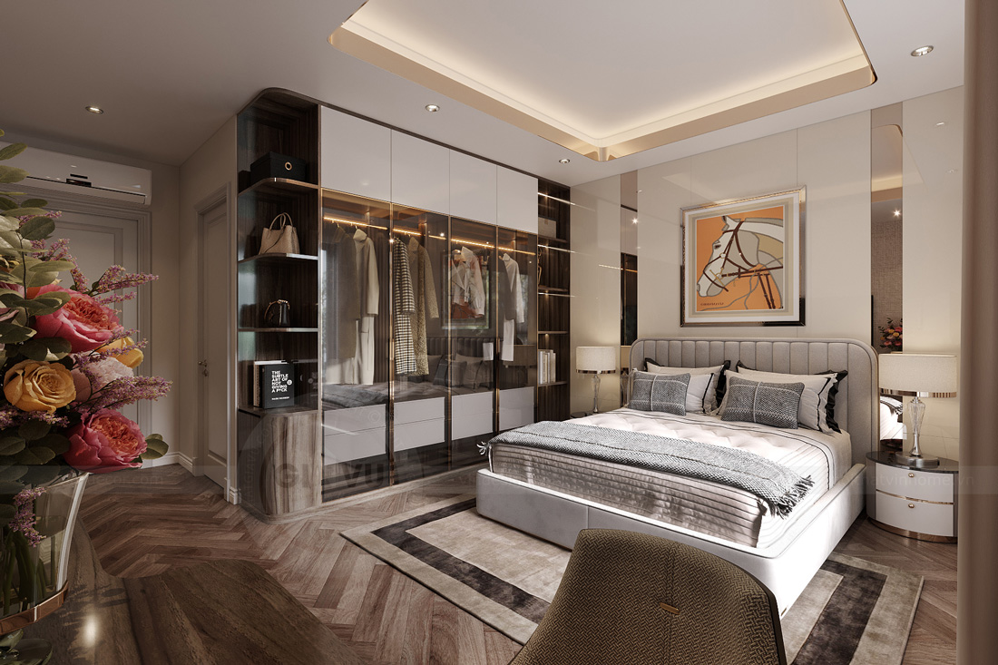 thiết kế nội thất biệt thự tại Hải Phòng nhà anh Khang 11