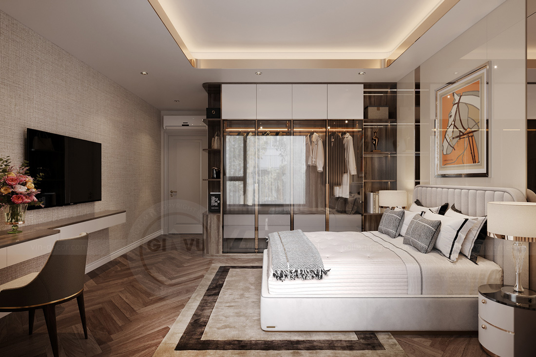 thiết kế nội thất biệt thự tại Hải Phòng nhà anh Khang 12