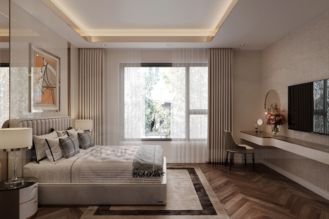 thiết kế nội thất biệt thự tại Hải Phòng nhà anh Khang 13