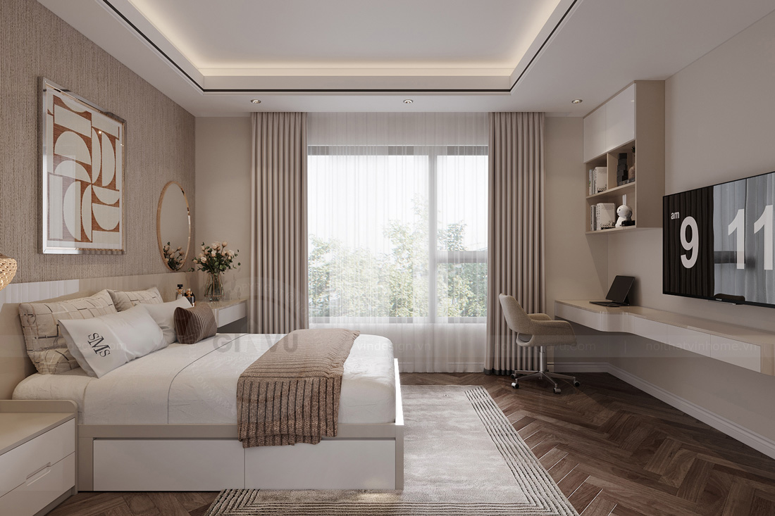 thiết kế nội thất biệt thự tại Hải Phòng nhà anh Khang 14