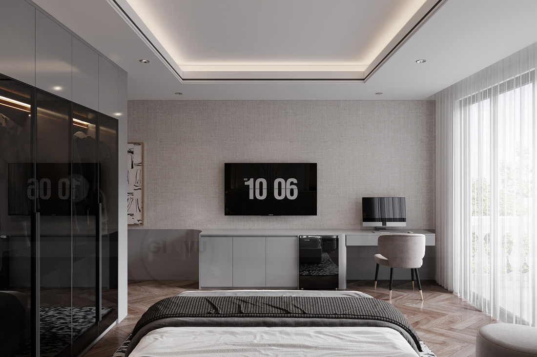 thiết kế nội thất biệt thự tại Hải Phòng nhà anh Khang 19