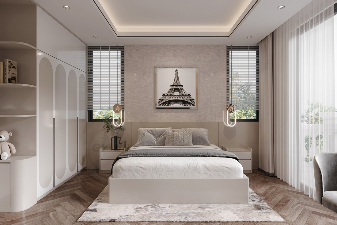 thiết kế nội thất biệt thự tại Hải Phòng nhà anh Khang 20