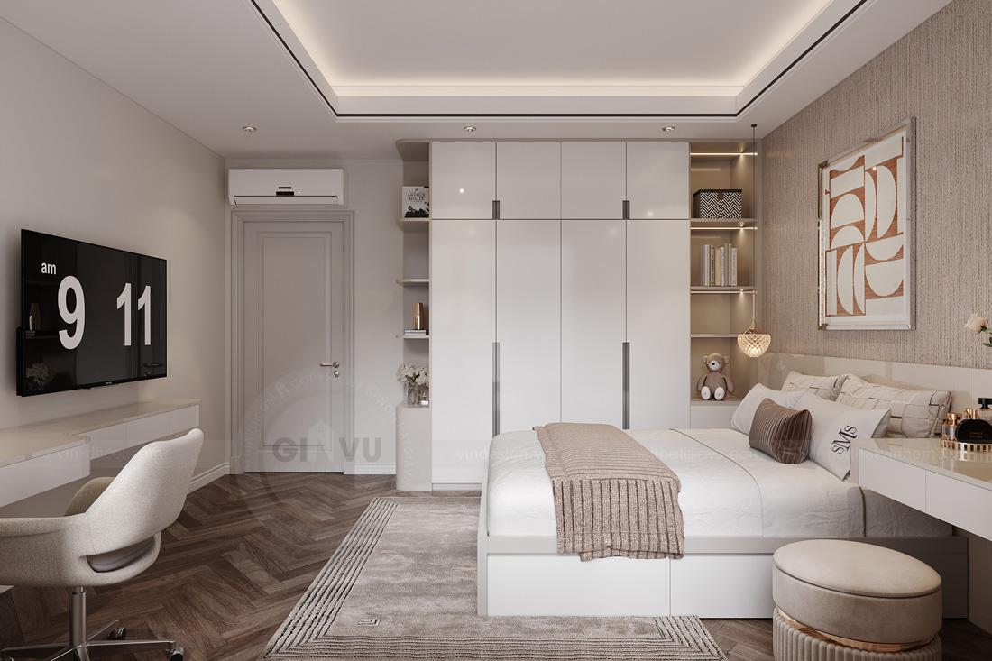 thiết kế nội thất biệt thự tại Hải Phòng nhà anh Khang 24