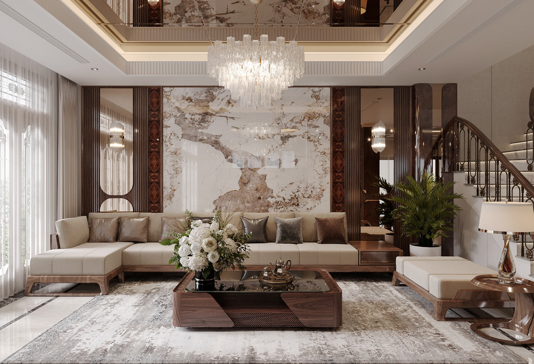 Thiết kế nội thất biệt thự tại Hải Phòng – Nhà anh Khang