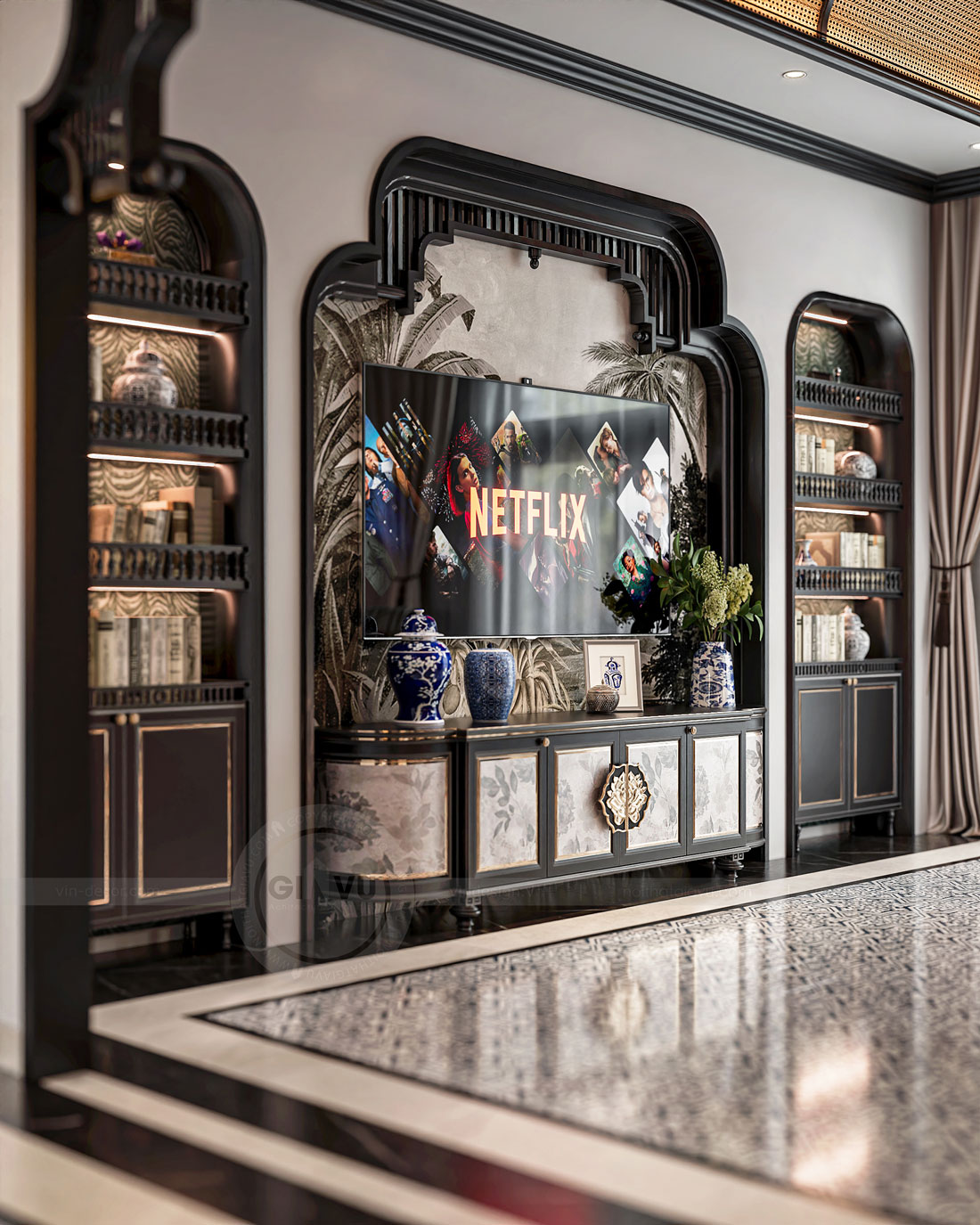 thiết kế nội thất biệt thự Vinhomes Vũ Yên - liền kề 105m2 011 thiết kế nội thất biệt thự Vinhomes Vũ Yên - liền kề 105m2 011