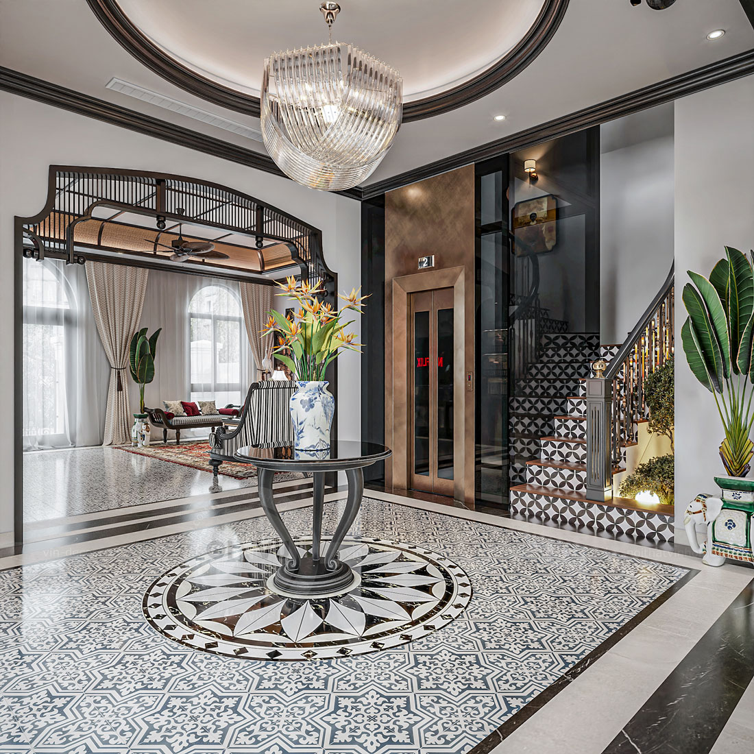 thiết kế nội thất biệt thự Vinhomes Vũ Yên - liền kề 105m2 13 thiết kế nội thất biệt thự Vinhomes Vũ Yên - liền kề 105m2 13