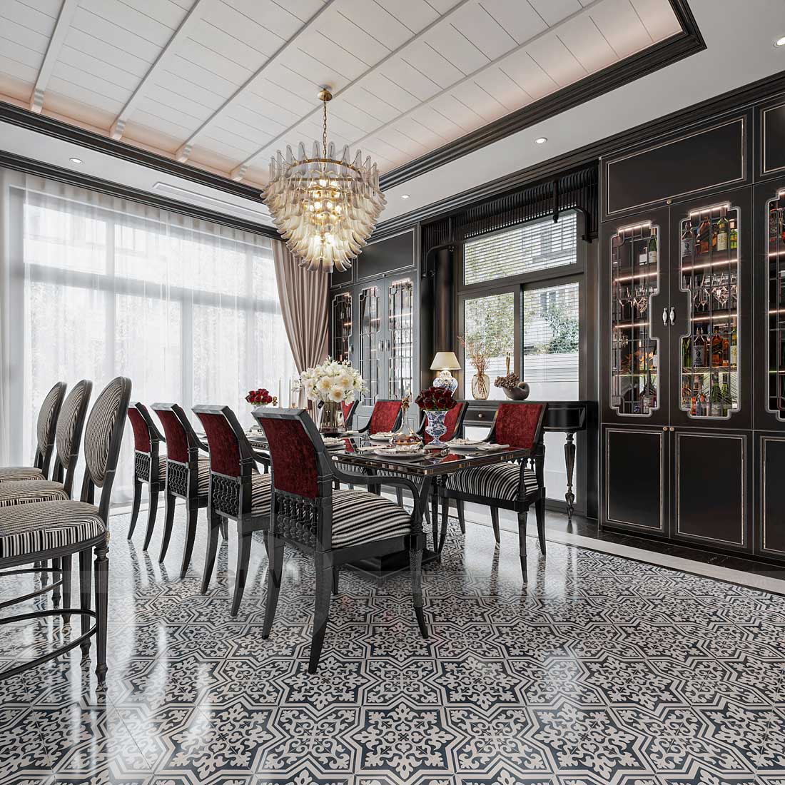 thiết kế nội thất biệt thự Vinhomes Vũ Yên - liền kề 105m2 16 thiết kế nội thất biệt thự Vinhomes Vũ Yên - liền kề 105m2 16