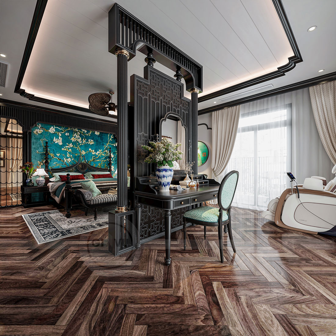 thiết kế nội thất biệt thự Vinhomes Vũ Yên - liền kề 105m2 30 thiết kế nội thất biệt thự Vinhomes Vũ Yên - liền kề 105m2 30