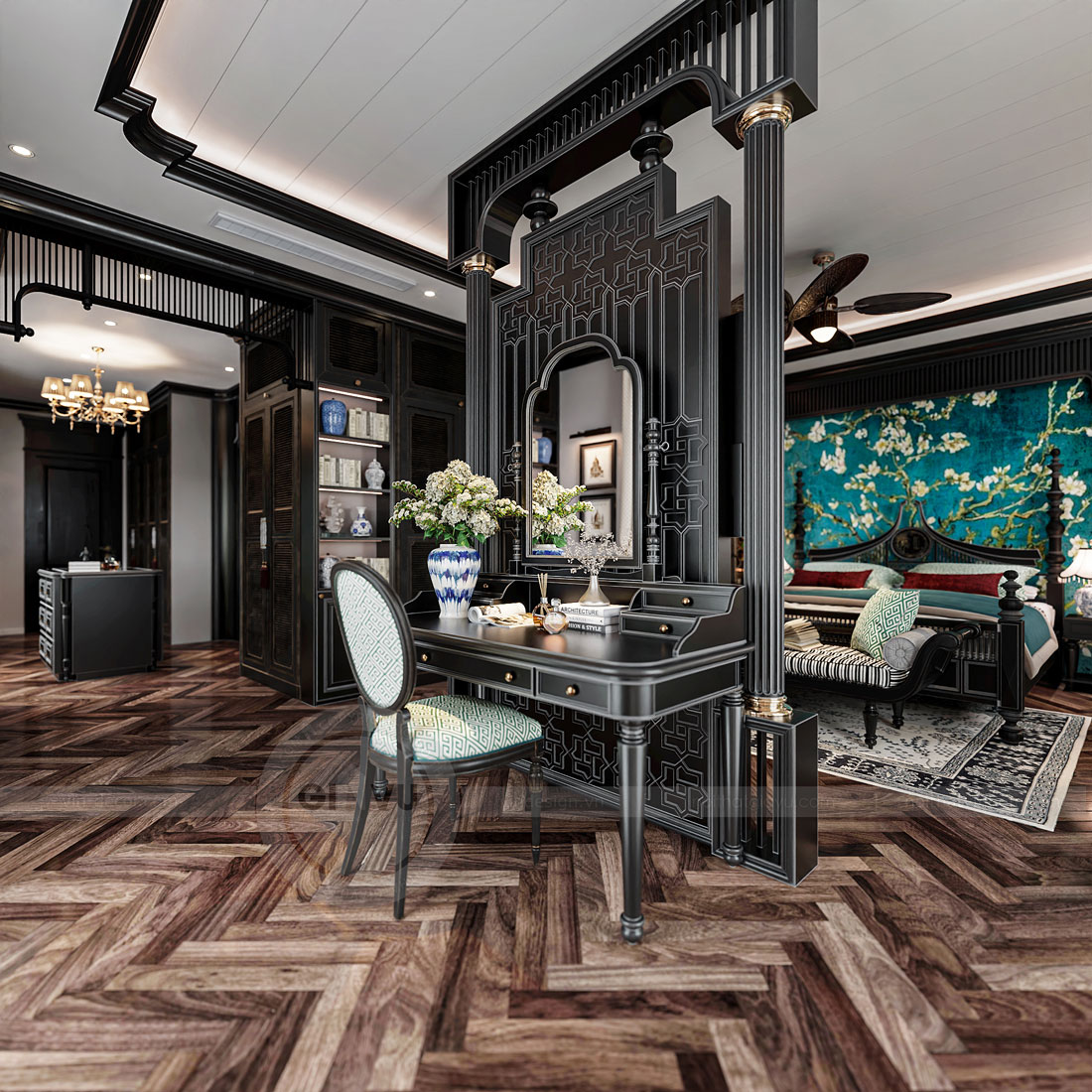 thiết kế nội thất biệt thự Vinhomes Vũ Yên - liền kề 105m2 31 thiết kế nội thất biệt thự Vinhomes Vũ Yên - liền kề 105m2 31