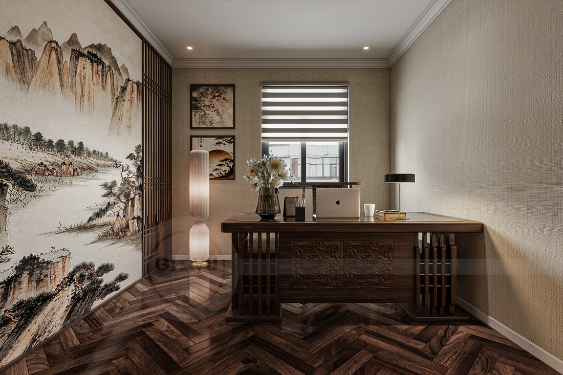 thiết kế nội thất biệt thự Vinhomes Vũ Yên - liền kề 105m2 41 thiết kế nội thất biệt thự Vinhomes Vũ Yên - liền kề 105m2 41