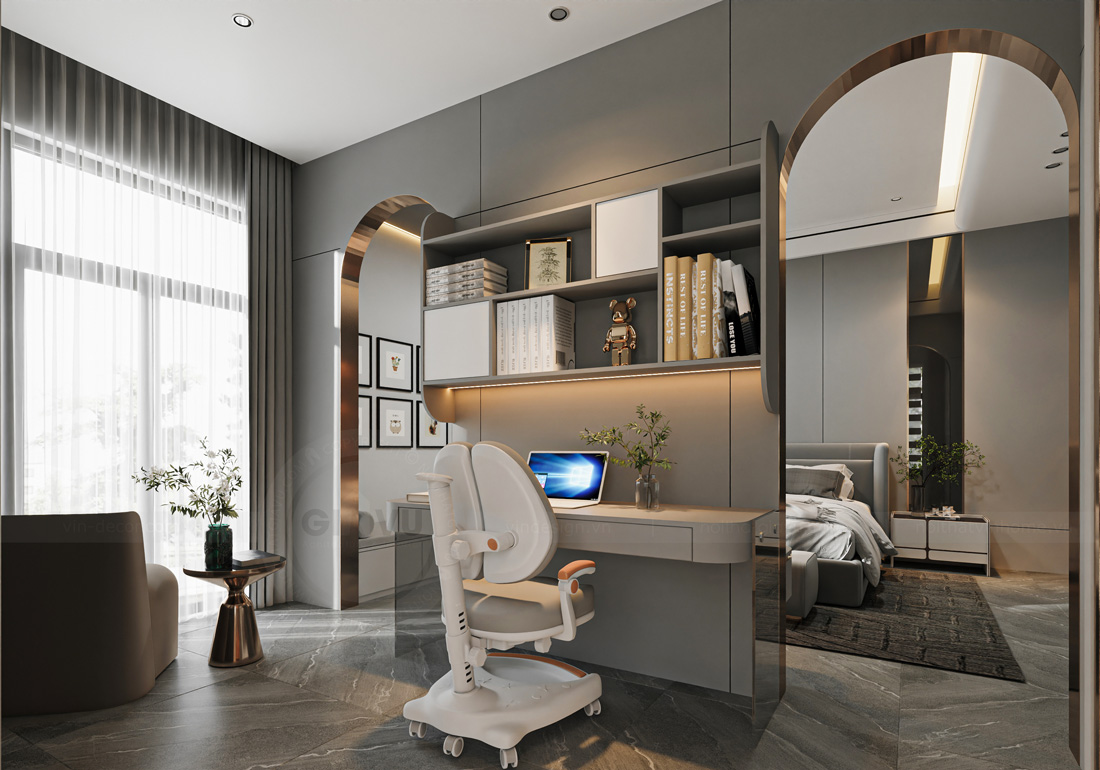 thiết kế nội thất biệt thự Vinhomes Vũ Yên - liền kề 105m2 47 thiết kế nội thất biệt thự Vinhomes Vũ Yên - liền kề 105m2 47