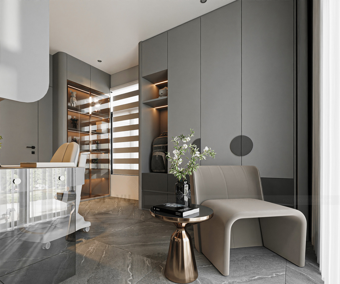 thiết kế nội thất biệt thự Vinhomes Vũ Yên - liền kề 105m2 49 thiết kế nội thất biệt thự Vinhomes Vũ Yên - liền kề 105m2 49