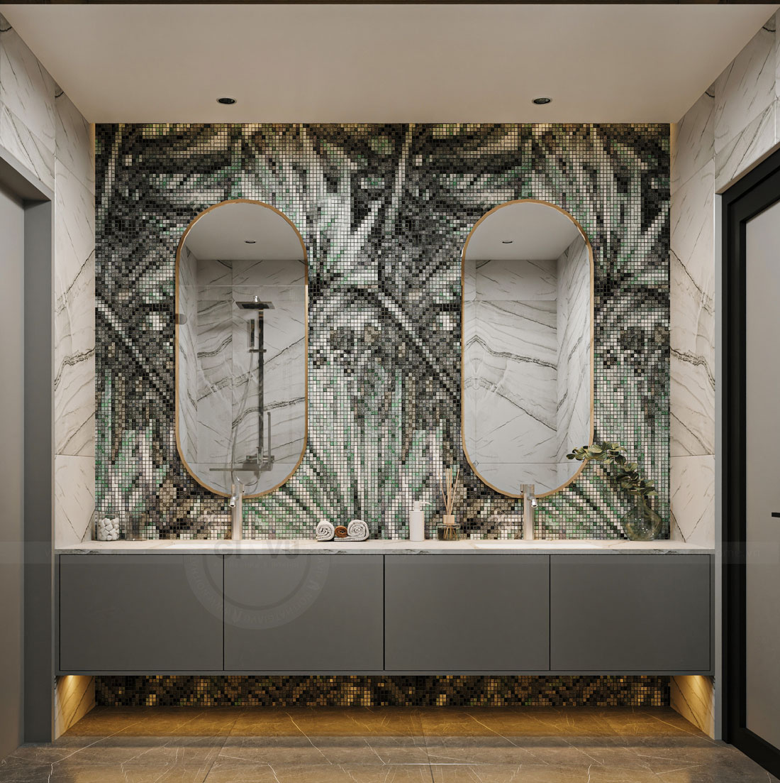 thiết kế nội thất biệt thự Vinhomes Vũ Yên - liền kề 105m2 50 thiết kế nội thất biệt thự Vinhomes Vũ Yên - liền kề 105m2 50