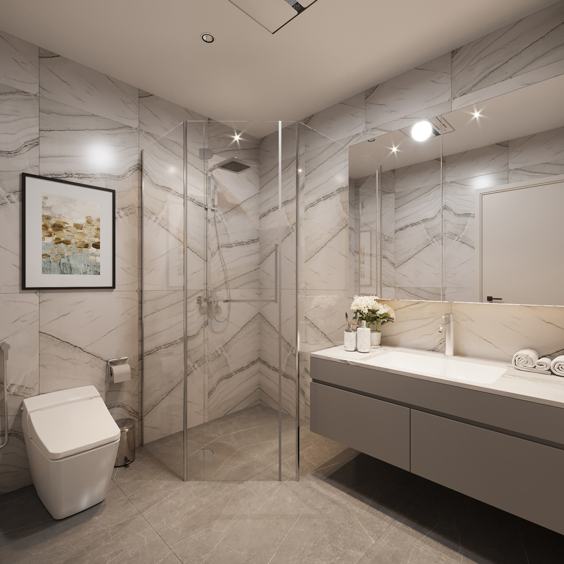 thiết kế nội thất biệt thự Vinhomes Vũ Yên - liền kề 105m2 67 thiết kế nội thất biệt thự Vinhomes Vũ Yên - liền kề 105m2 67