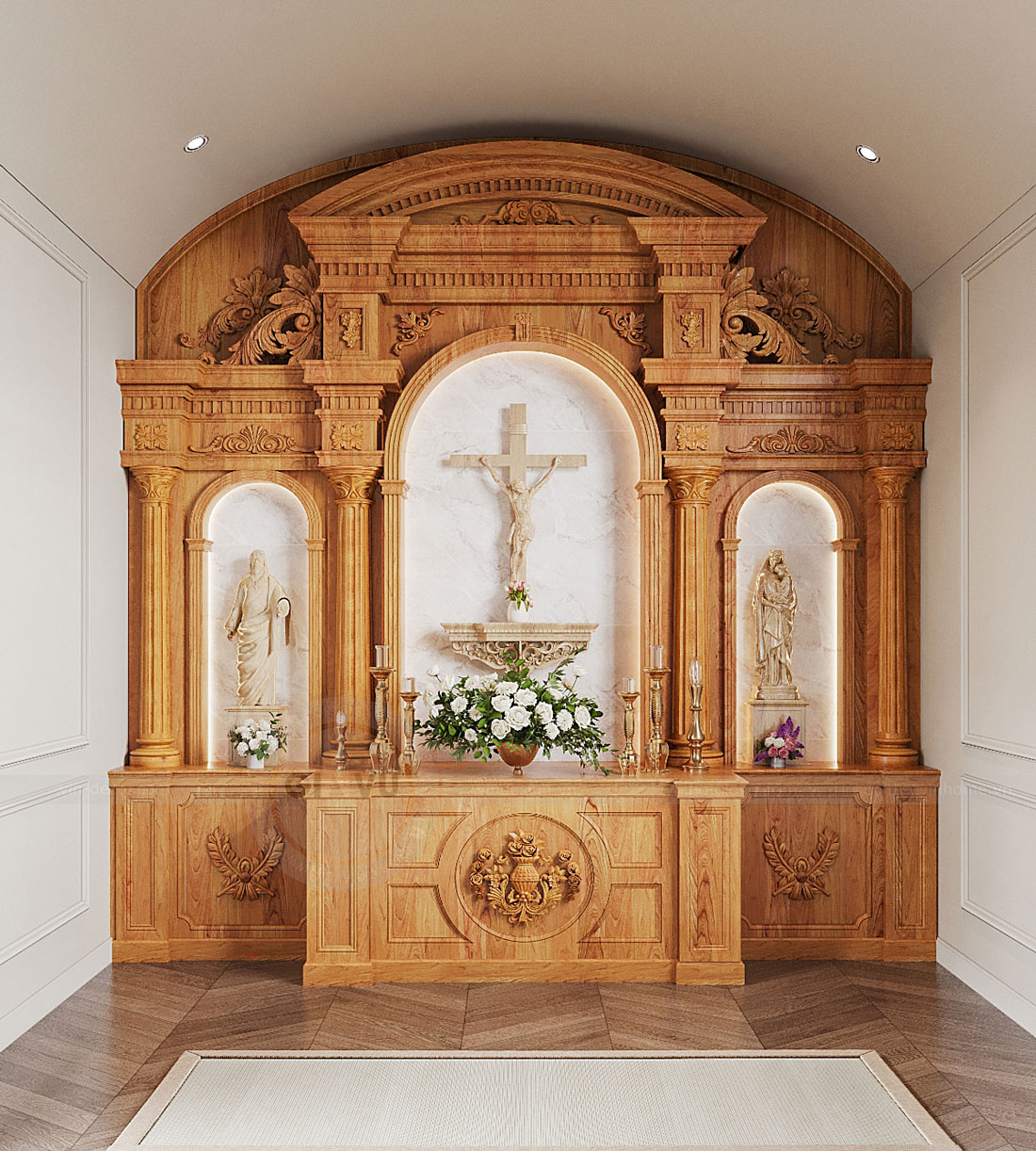 thiết kế nội thất biệt thự Vinhomes Vũ Yên - liền kề 105m2 74 thiết kế nội thất biệt thự Vinhomes Vũ Yên - liền kề 105m2 74