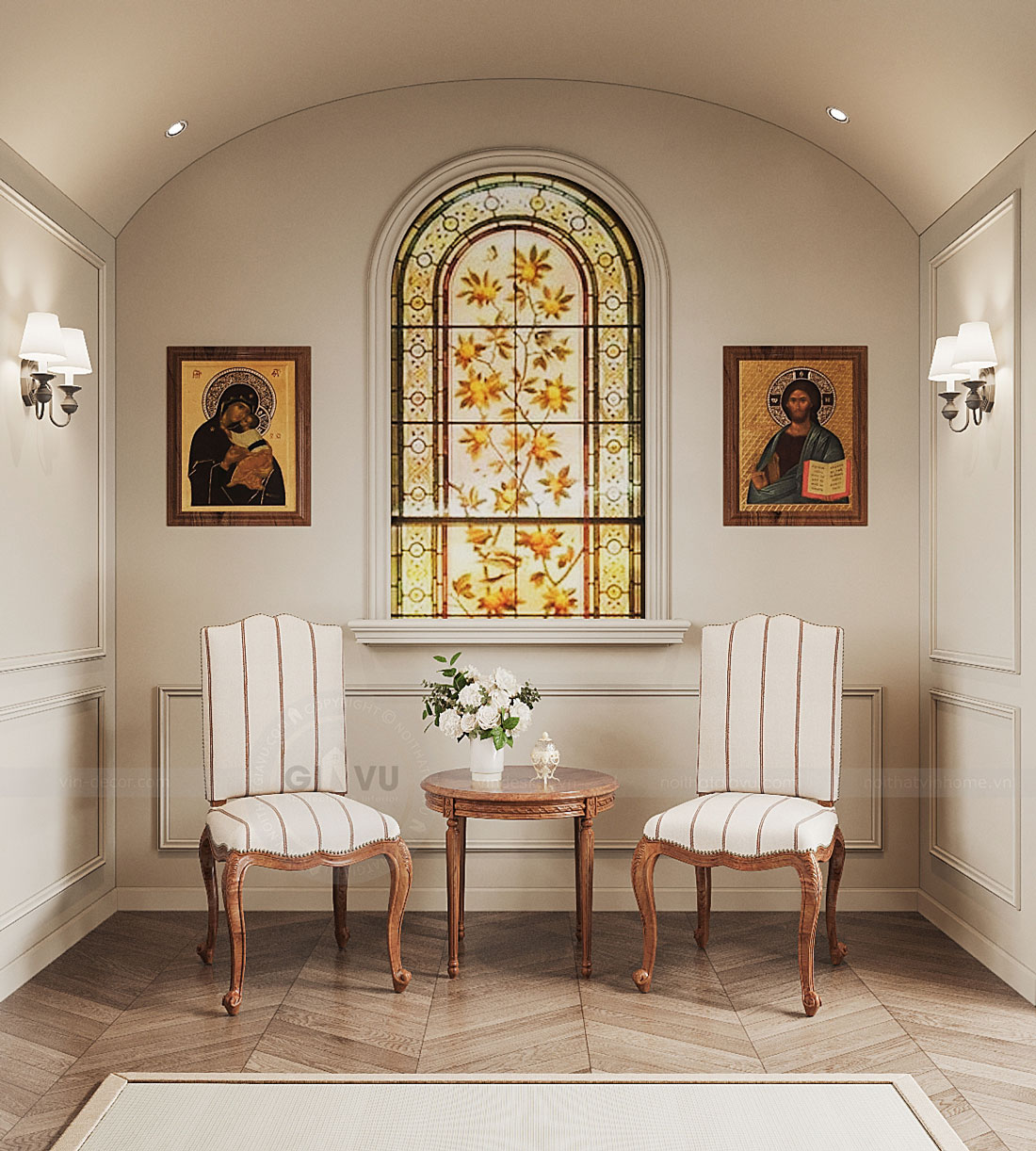 thiết kế nội thất biệt thự Vinhomes Vũ Yên - liền kề 105m2 76 thiết kế nội thất biệt thự Vinhomes Vũ Yên - liền kề 105m2 76