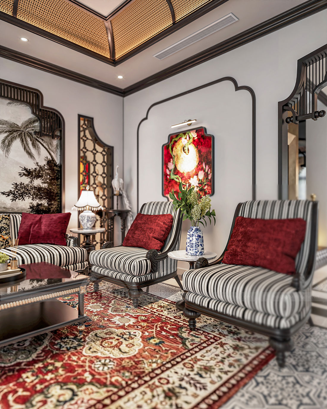 thiết kế nội thất biệt thự Vinhomes Vũ Yên - liền kề 105m2 9 thiết kế nội thất biệt thự Vinhomes Vũ Yên - liền kề 105m2 9