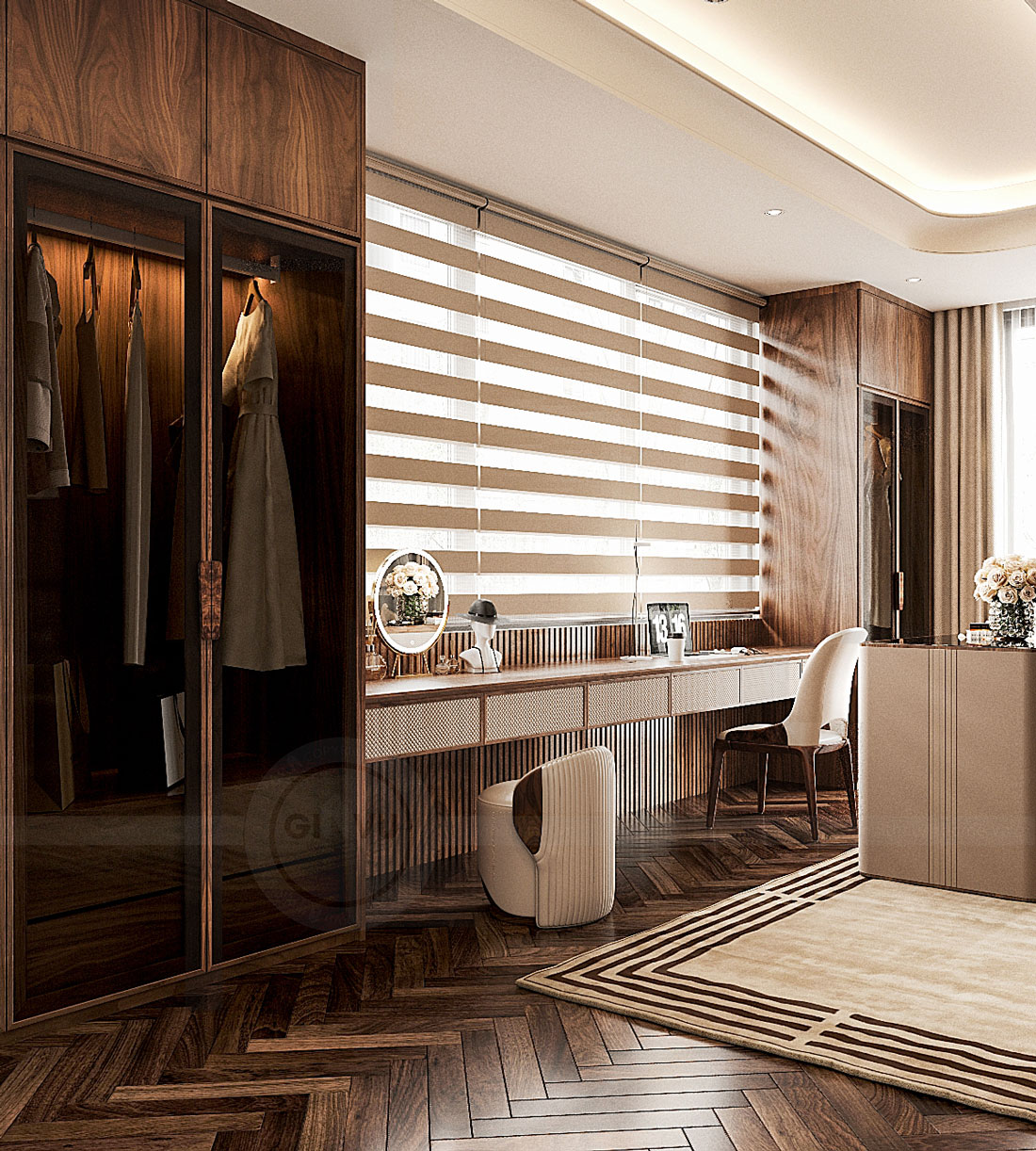 thiết kế thi công biệt thự phố có hầm nhà anh Trung 28