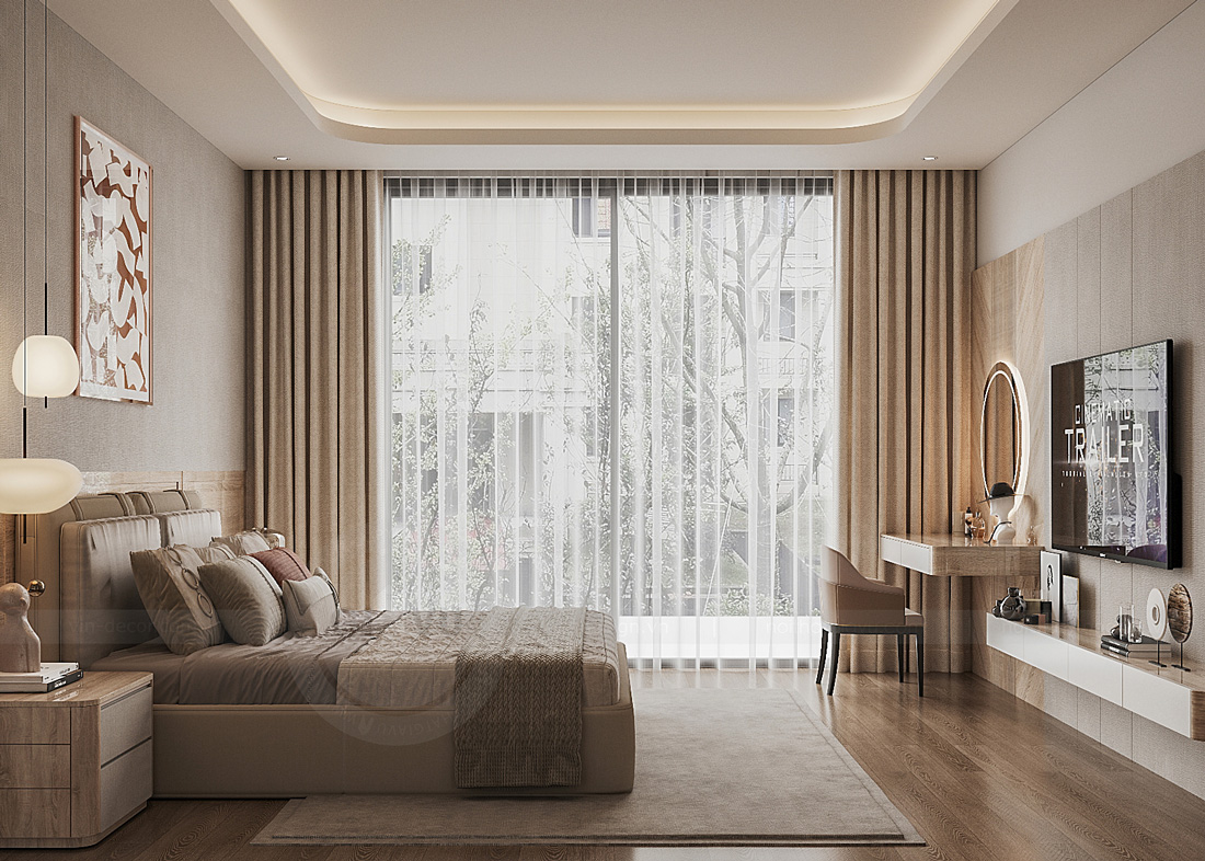 thiết kế thi công biệt thự phố có hầm nhà anh Trung 32