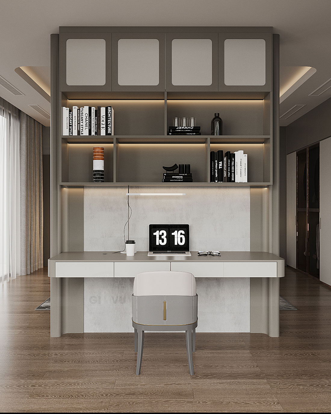 thiết kế thi công biệt thự phố có hầm nhà anh Trung 51