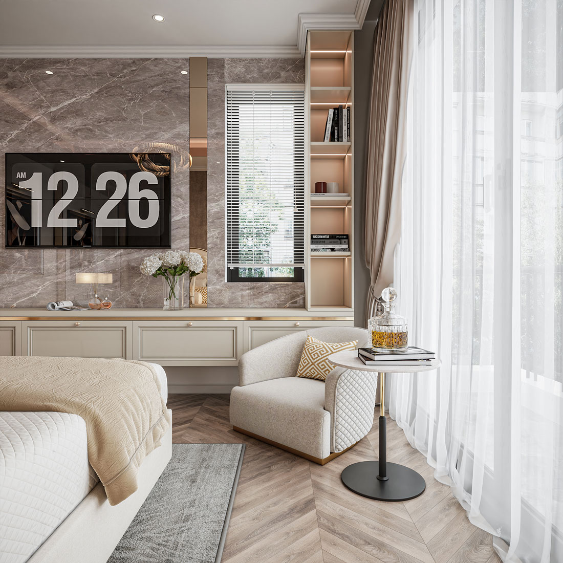 thiết kế biệt thự tứ lập Vinhomes Ocean Park 2 chị Hà 16