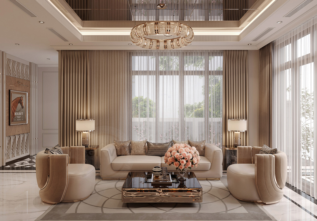 thiết kế biệt thự tứ lập Vinhomes Ocean Park 2 chị Hà 2