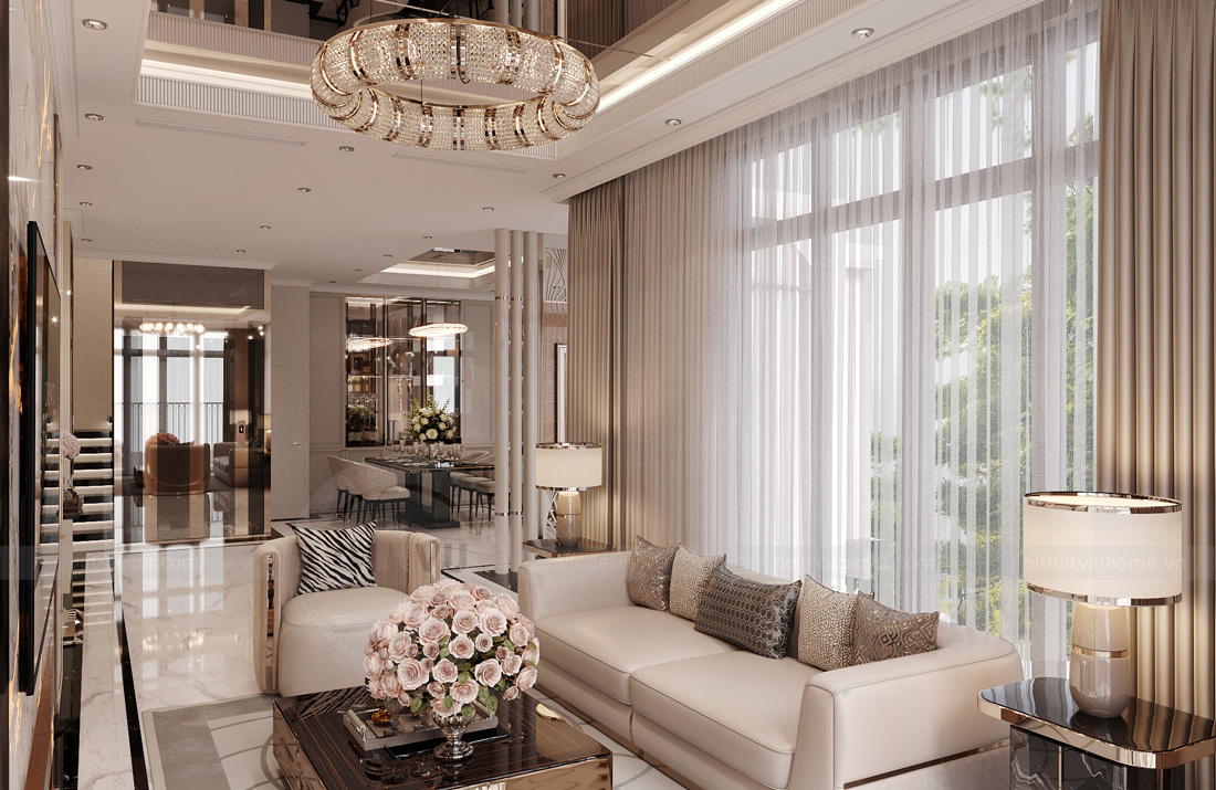 thiết kế biệt thự tứ lập Vinhomes Ocean Park 2 chị Hà 3