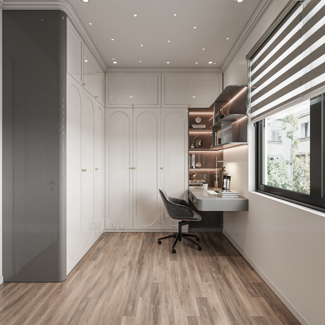 thiết kế biệt thự tứ lập Vinhomes Ocean Park 2 chị Hà 32