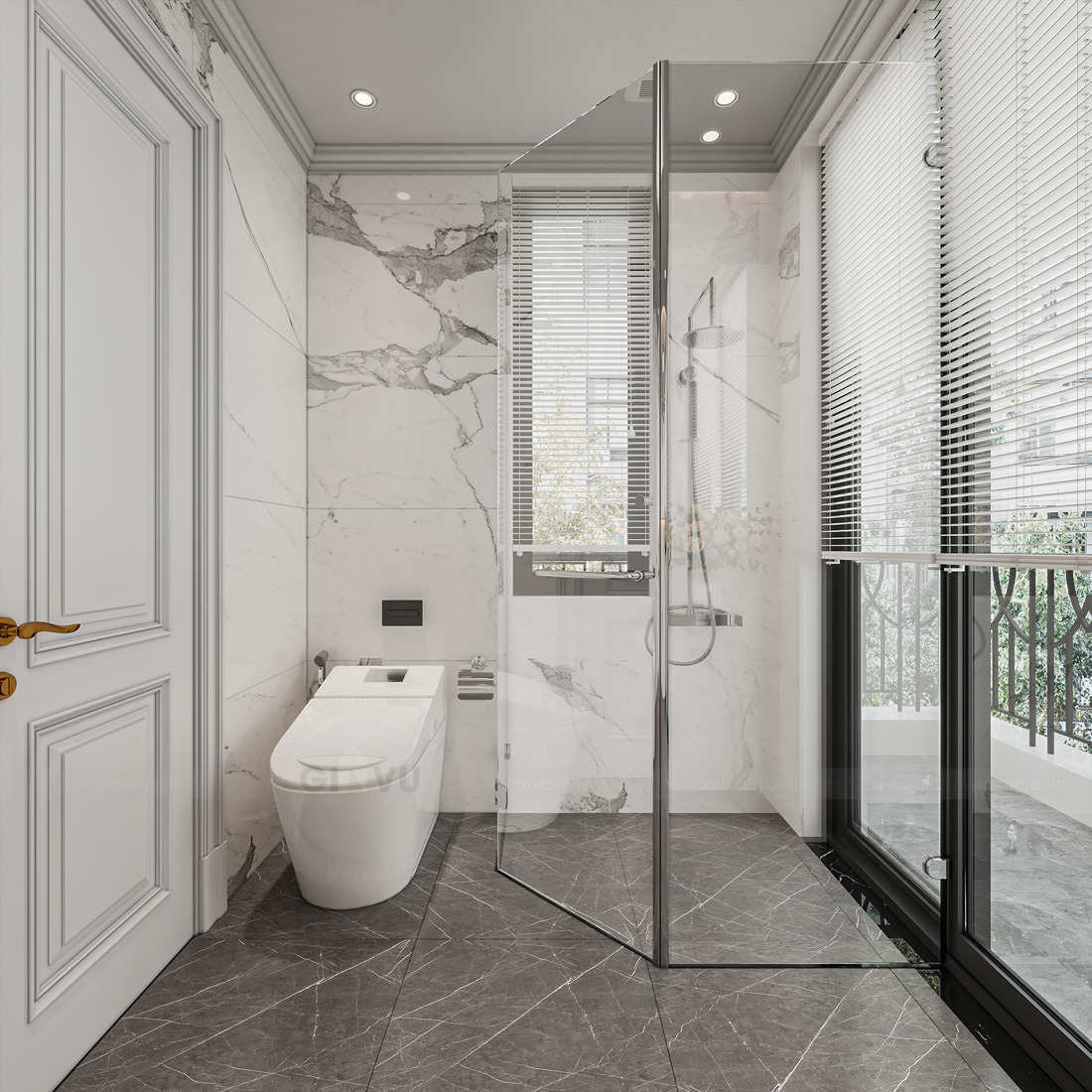 thiết kế biệt thự tứ lập Vinhomes Ocean Park 2 chị Hà 34