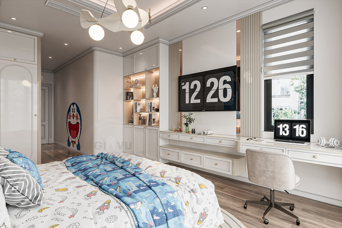 thiết kế biệt thự tứ lập Vinhomes Ocean Park 2 chị Hà 37