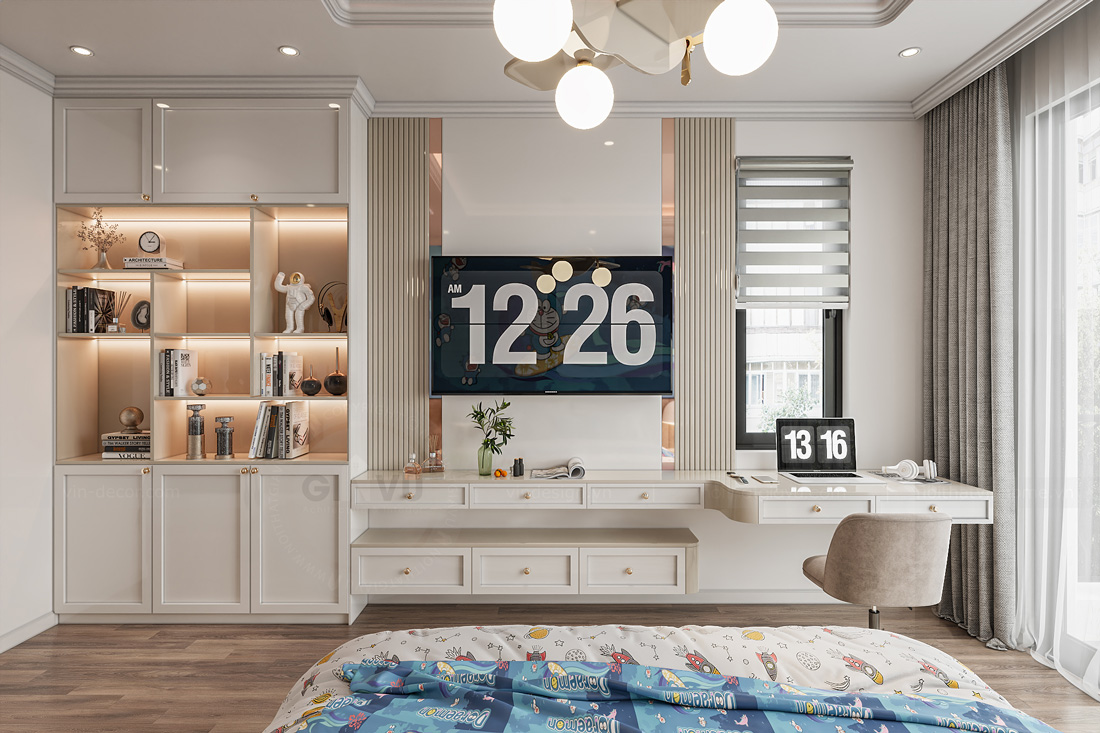 thiết kế biệt thự tứ lập Vinhomes Ocean Park 2 chị Hà 38