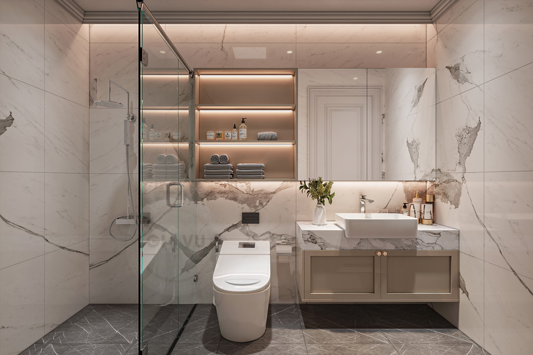 thiết kế biệt thự tứ lập Vinhomes Ocean Park 2 chị Hà 39