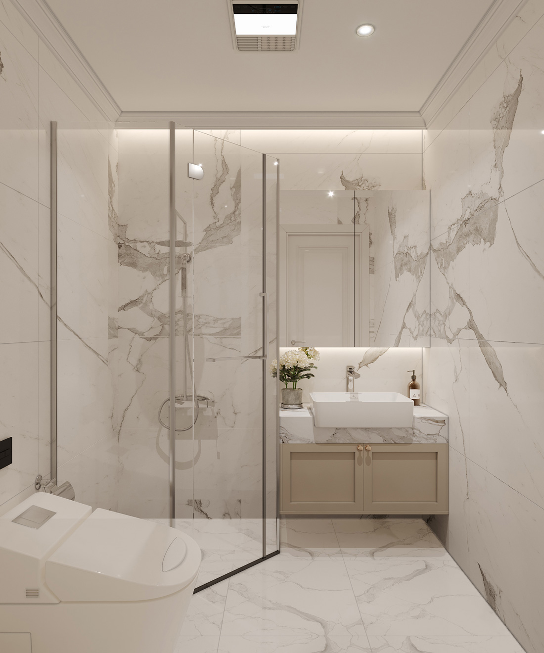 thiết kế biệt thự tứ lập Vinhomes Ocean Park 2 chị Hà 46