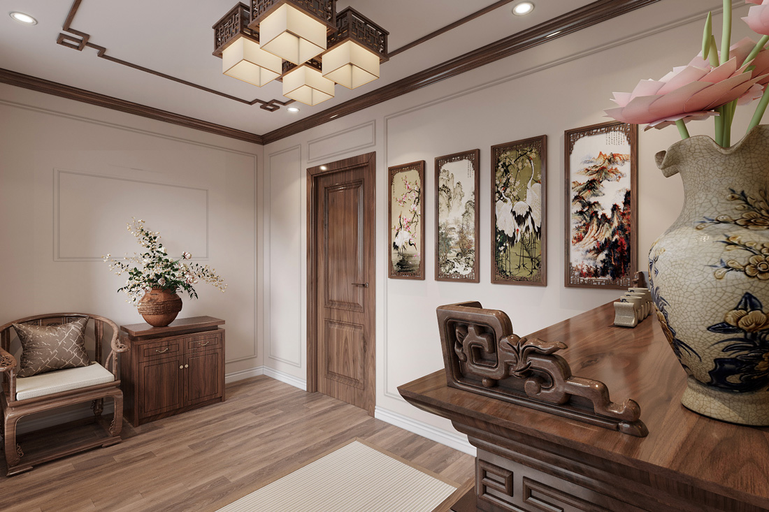 thiết kế biệt thự tứ lập Vinhomes Ocean Park 2 chị Hà 50