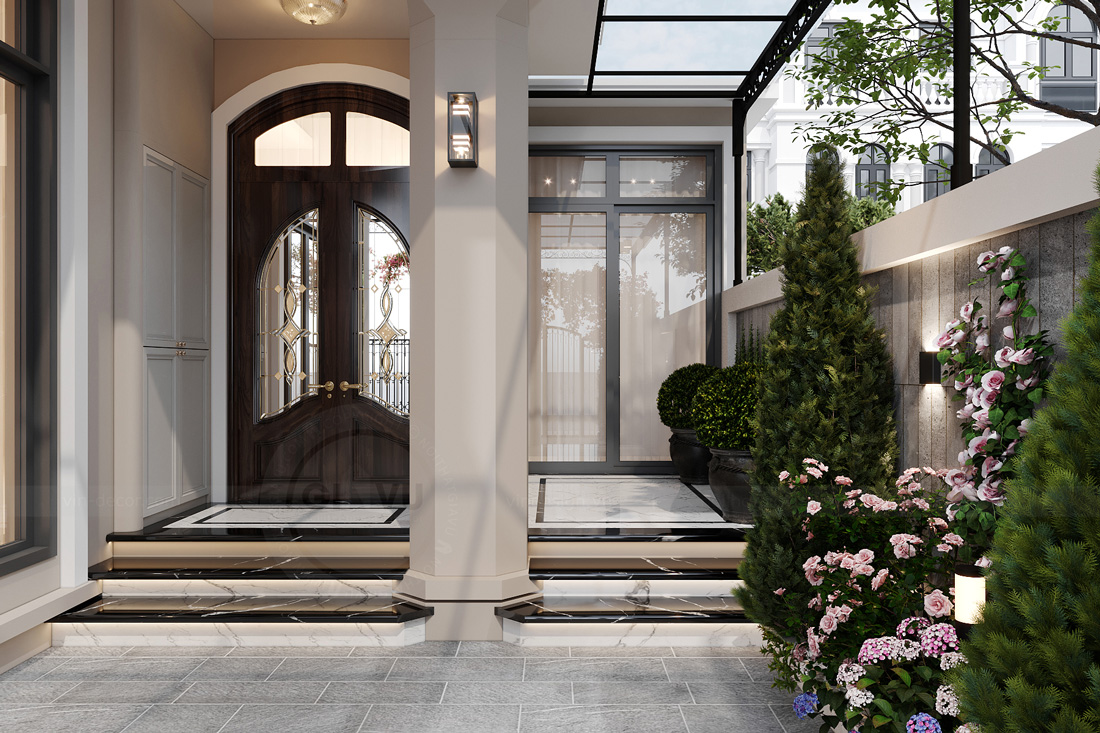 thiết kế biệt thự tứ lập Vinhomes Ocean Park 2 chị Hà 57