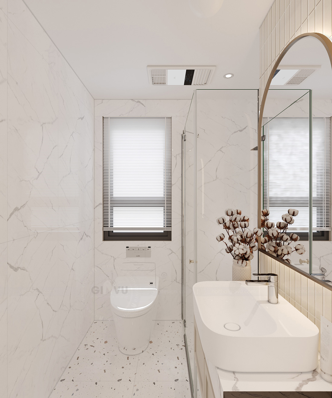 thiết kế nội thất chung cư D' el dorado 70m2 11