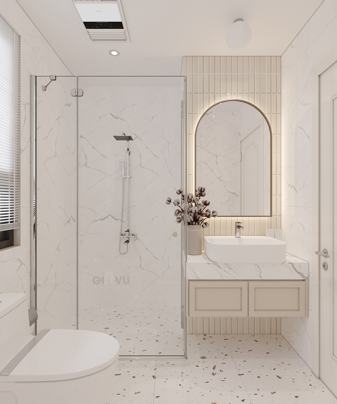 thiết kế nội thất chung cư D' el dorado 70m2 12