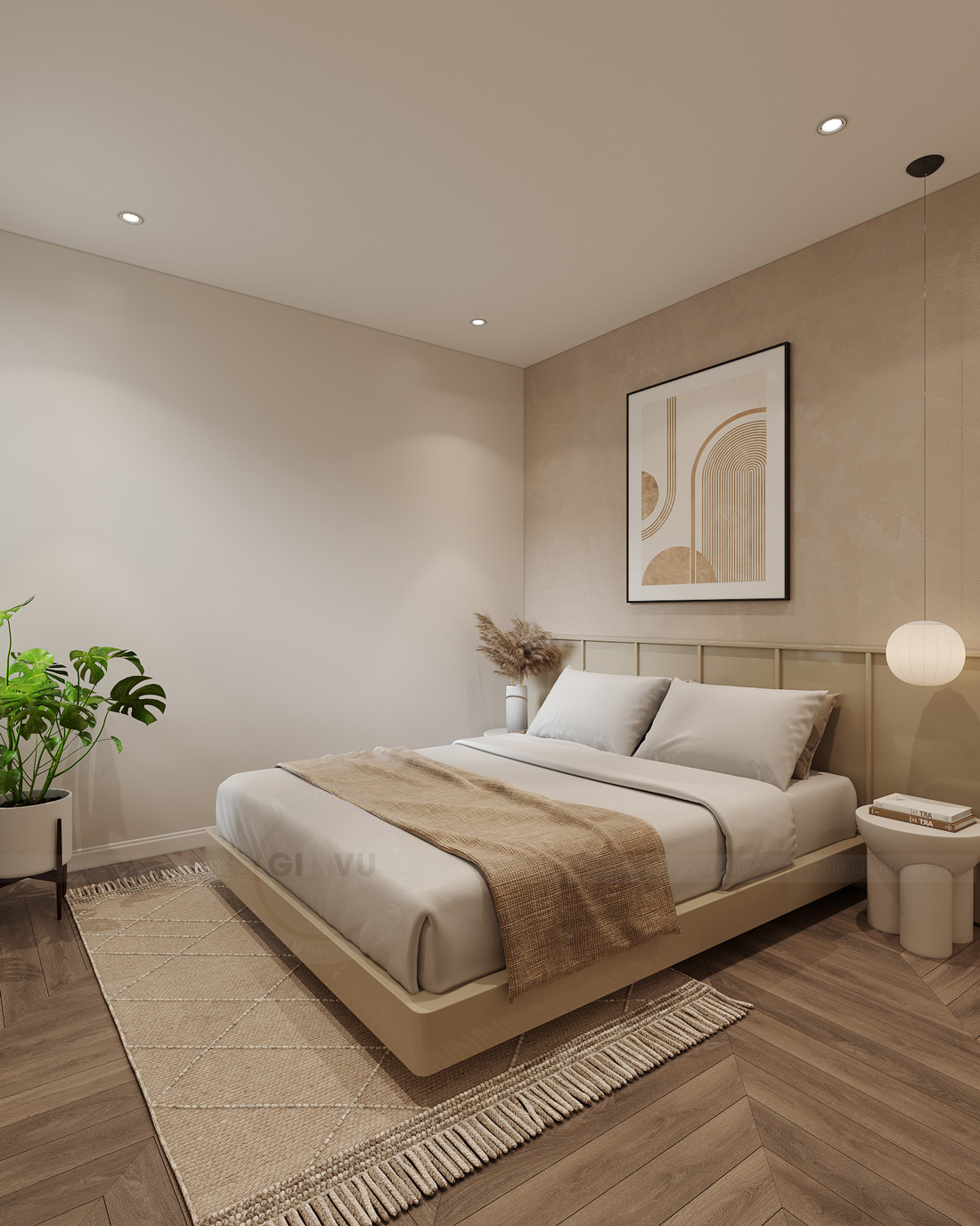 thiết kế nội thất chung cư D' el dorado 70m2 14