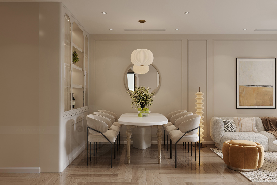 thiết kế nội thất chung cư D' el dorado 70m2 3