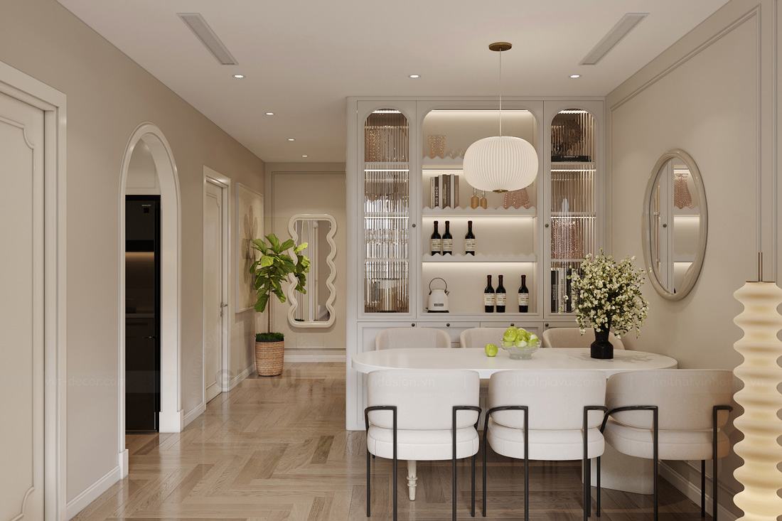 thiết kế nội thất chung cư D' el dorado 70m2 5