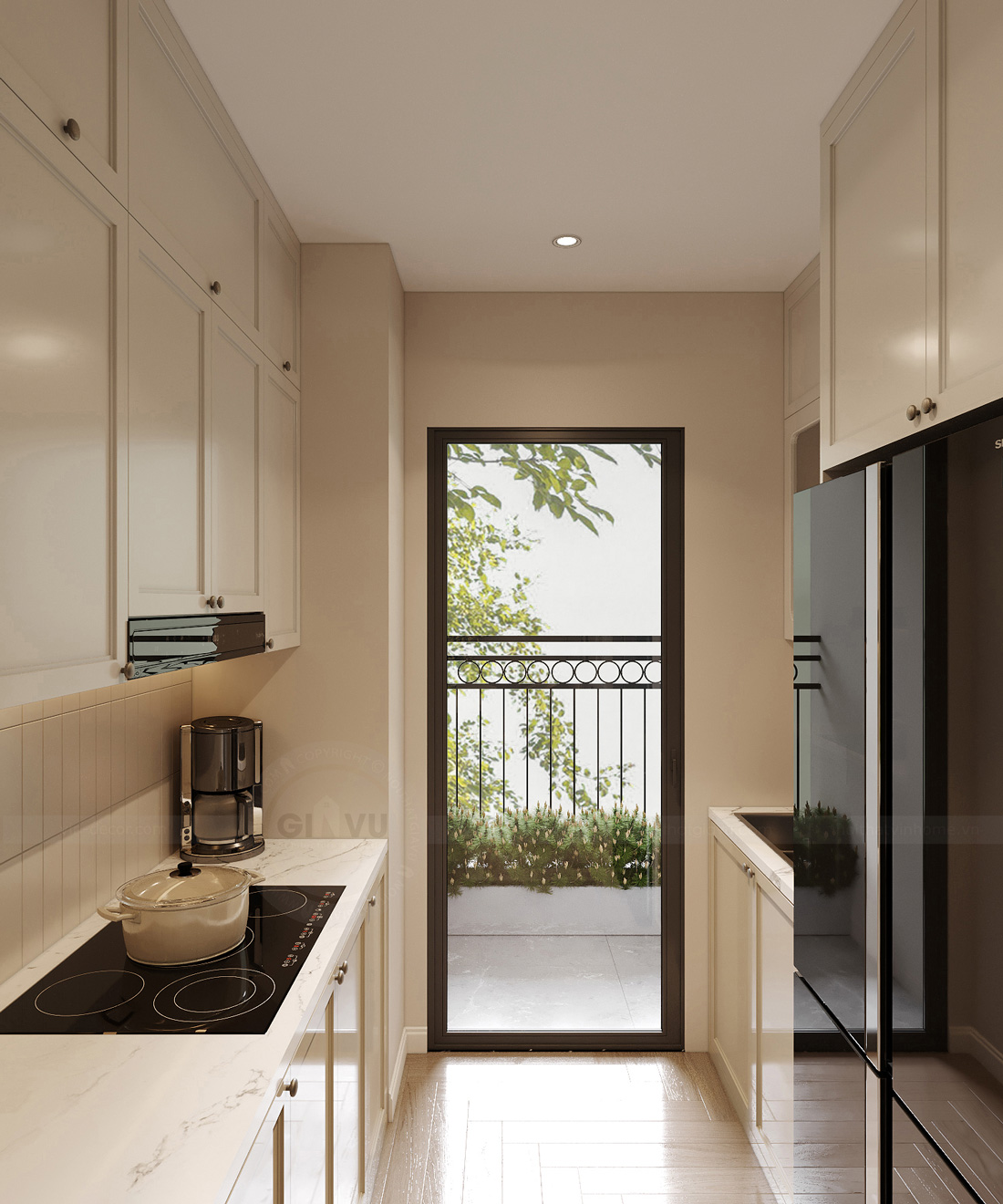 thiết kế nội thất chung cư D' el dorado 70m2 6