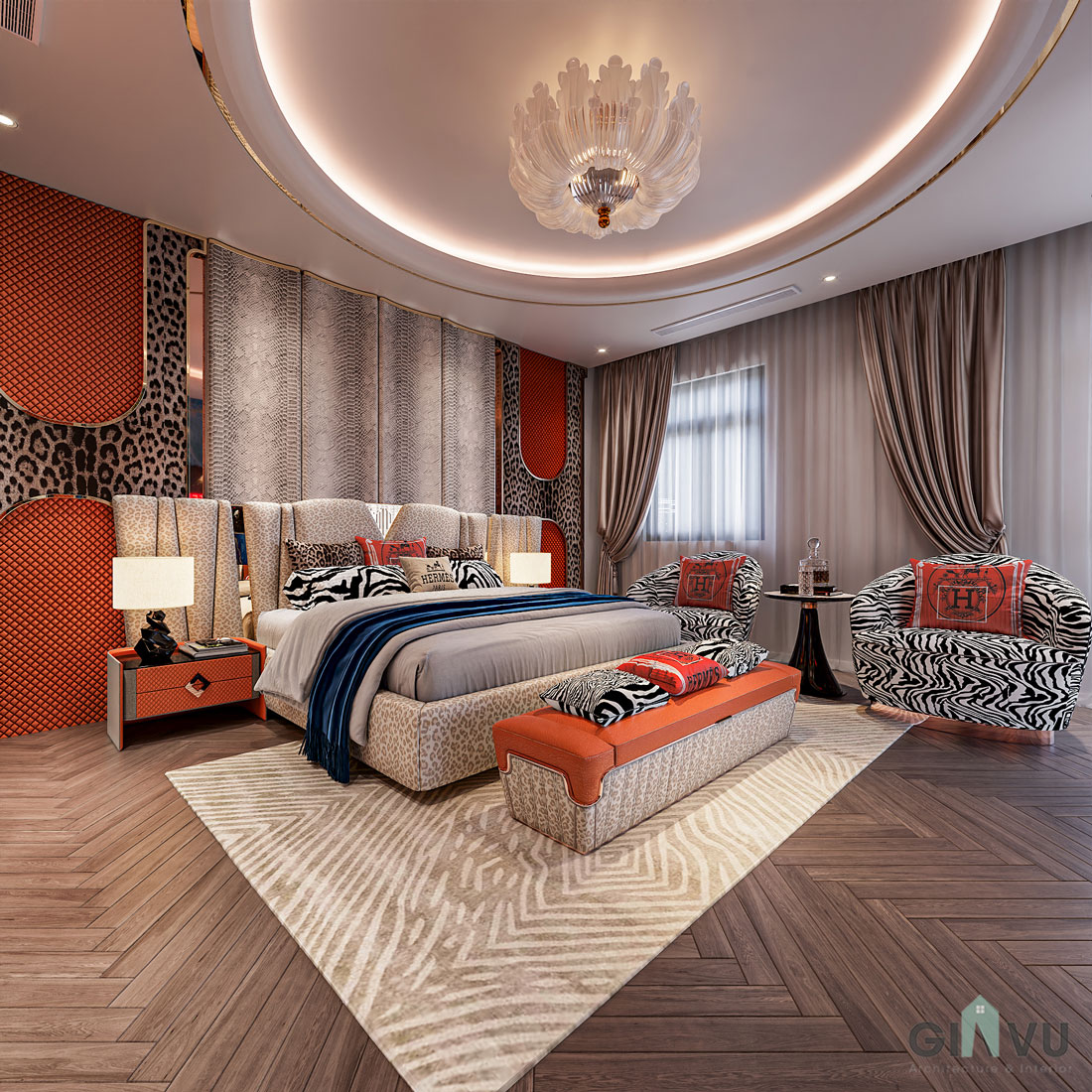 thiết kế thi công biệt thự Vinhomes Vũ Yên căn song lập 17