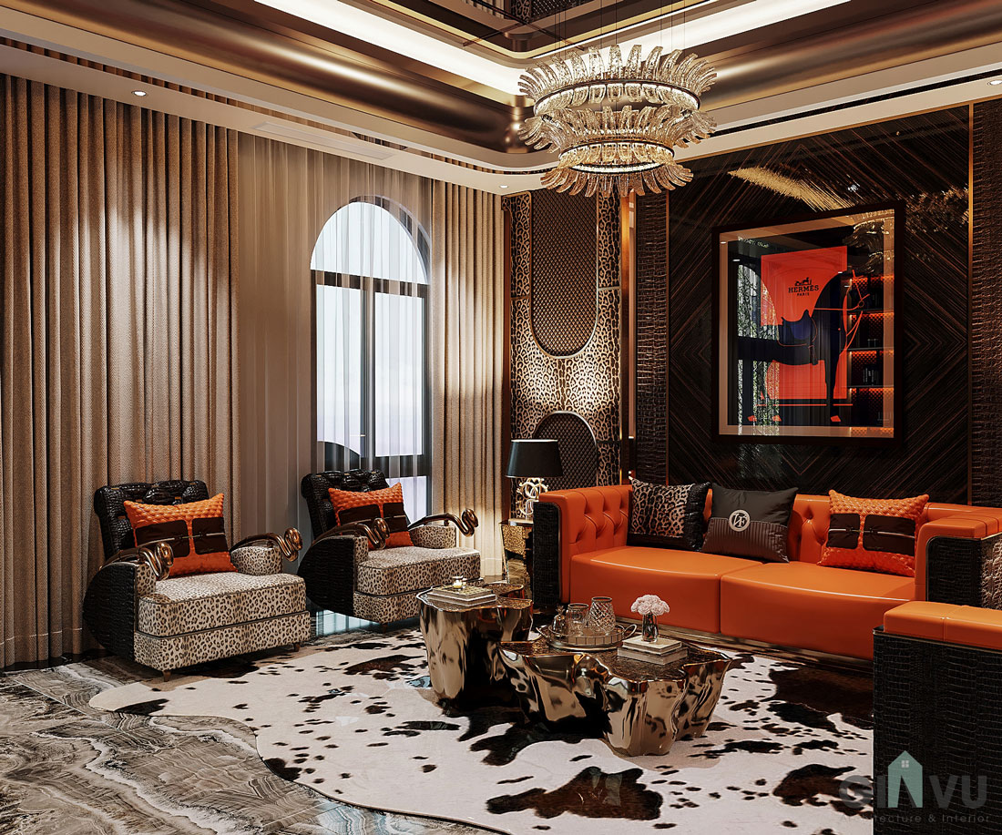 thiết kế thi công biệt thự Vinhomes Vũ Yên căn song lập 2