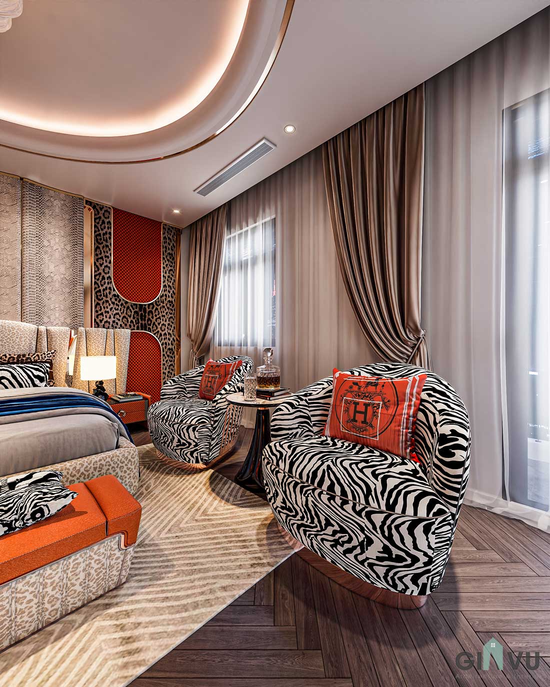 thiết kế thi công biệt thự Vinhomes Vũ Yên căn song lập 20