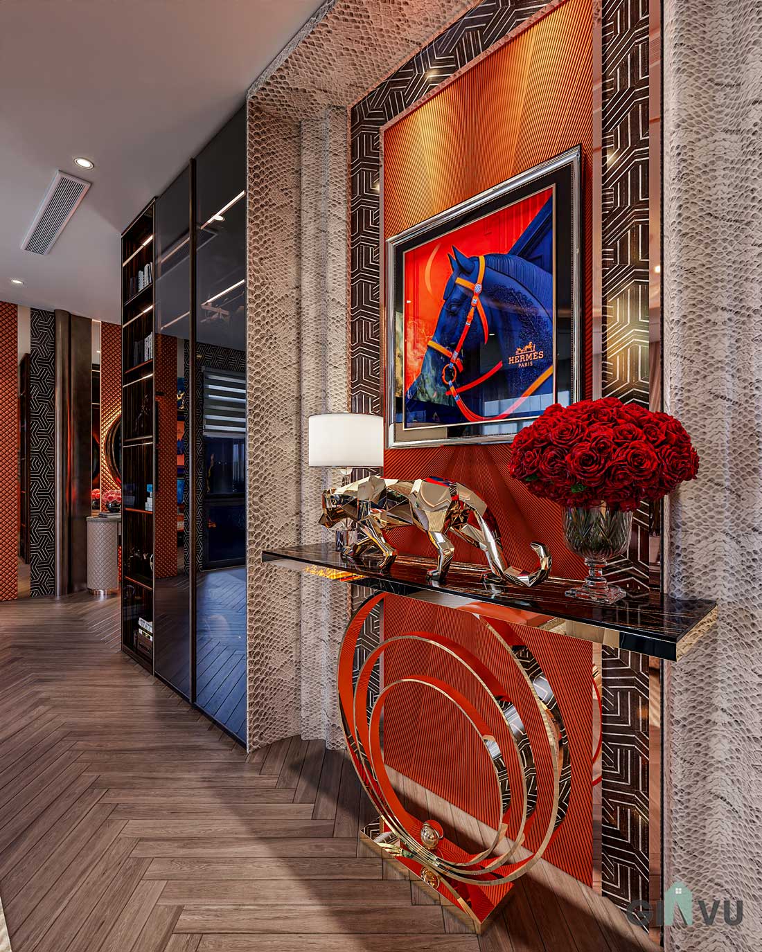 thiết kế thi công biệt thự Vinhomes Vũ Yên căn song lập 21