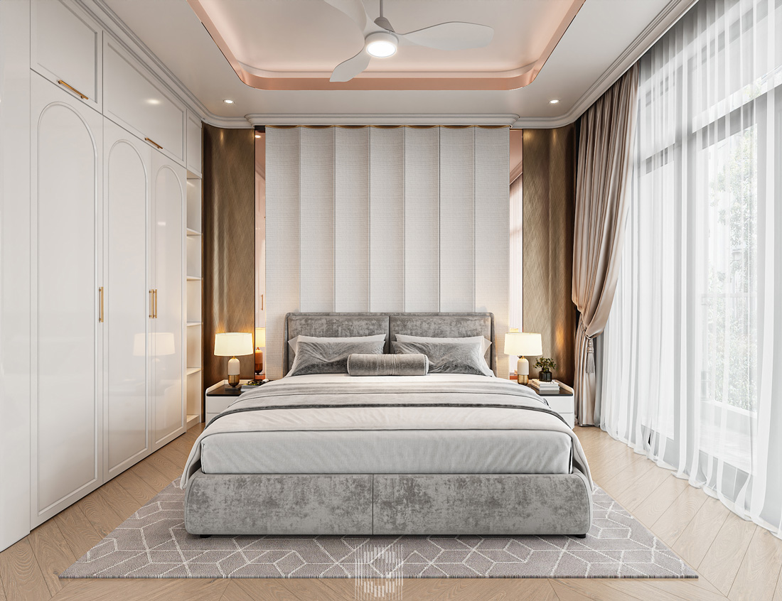 thiết kế thi công biệt thự Vaquarius Văn Giang 21