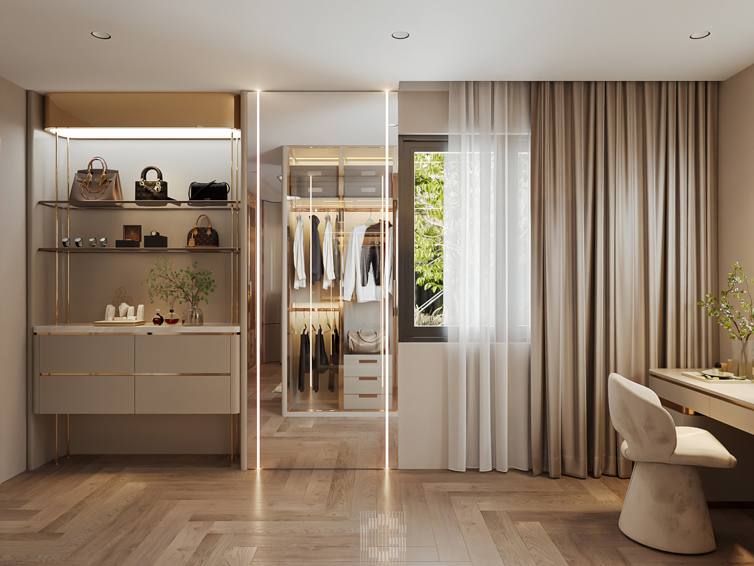 thiết kế thi công shophouse Vinhomes Ocean Park nhà anh Toàn 49
