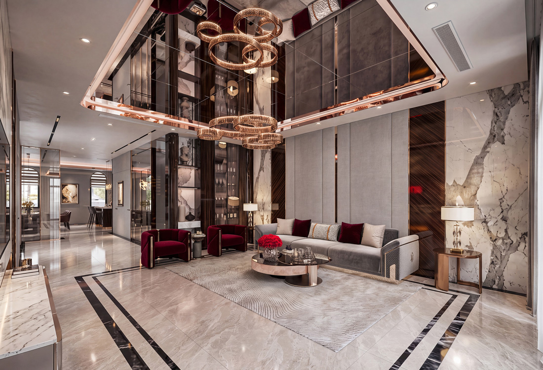 Thiết kế biệt thự song lập Solasta Mansion Dương Nội B