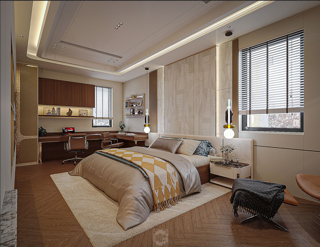 thi công hoàn thiện biệt thự Solasta Dương Nội B 21