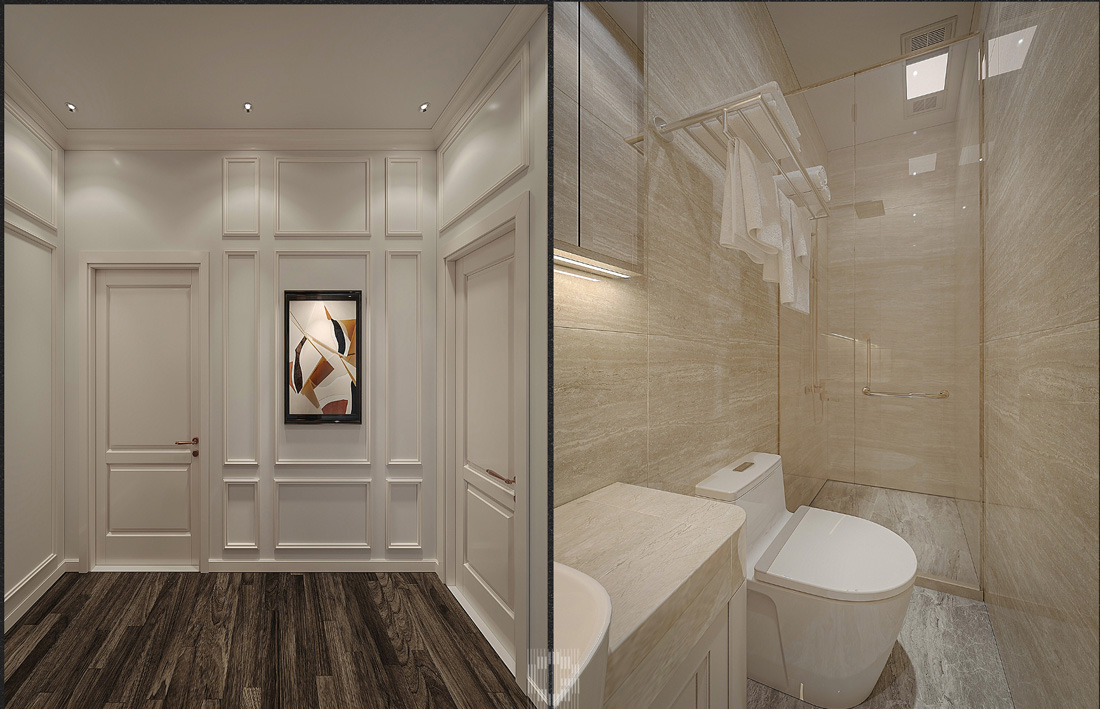 thiết kế thi công nhà phố 45m2 hiện đại sang trọng 11 thiết kế thi công nhà phố 45m2 hiện đại sang trọng 11